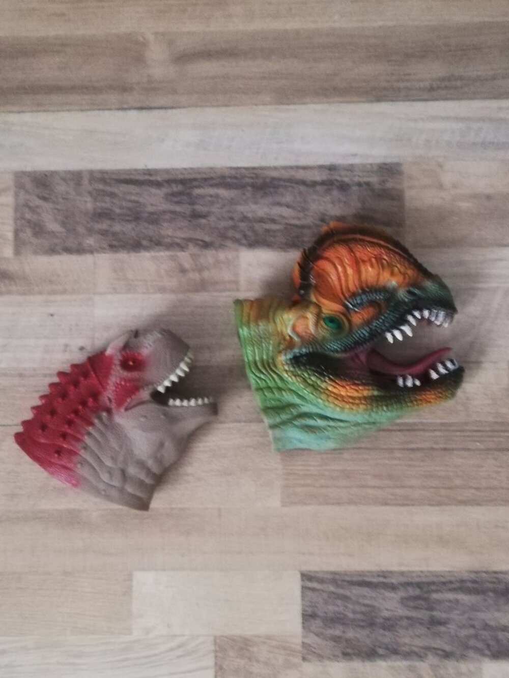 Vintage 2000 McDonald's Disney "Dinosaur" Movie Hand Puppets (Pair)
